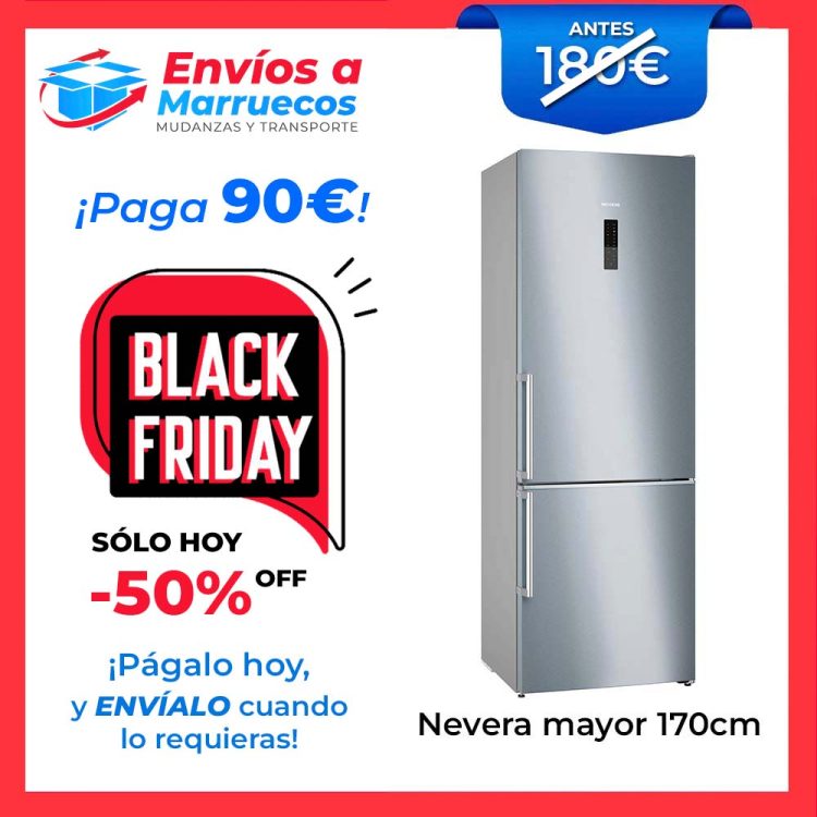 BLACK FRIDAY ENVIOS A MARRUECOS (3) nevera mayor 170